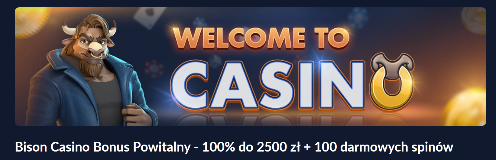 Bison Casino Bonus Powitalny